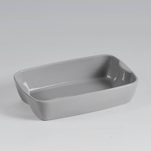 Форма для запікання Maestro MR-21543-63, прямокутна, кераміка, сіра