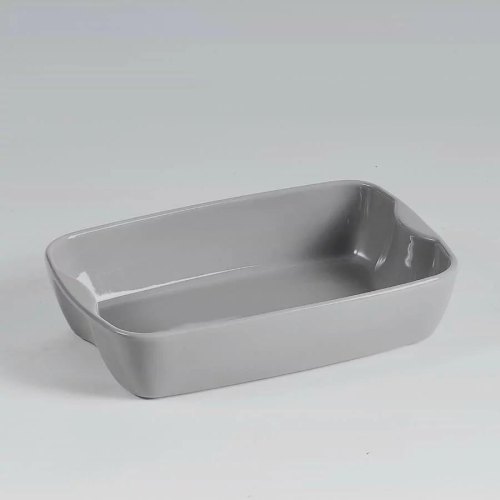 Форма для запікання Maestro MR-21243-63, прямокутна, кераміка, сіра