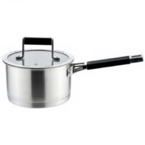 Каструля з кришкою Maestro MR-3507-16, діаметр 16cм. 1.7л, зі зливним носиком, кришка з обідком для зливу рідини