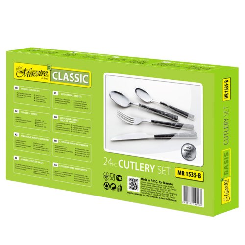 Столовий набір Maestro MR-1535B, 24 предмети