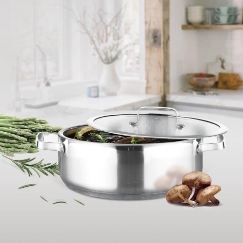 Каструля з кришкою Maestro MR-3514-22, діаметр 22см, 2л