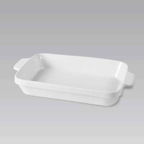 Форма для запікання Maestro MR-11642-43, прямокутна, кераміка, біла