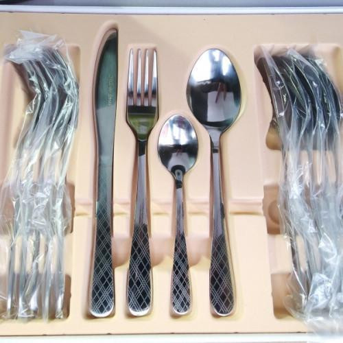 Столовий набір Maestro MR-1524, 24 предмети, нержавіюча сталь