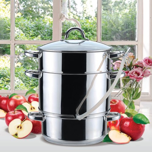 Соковарка Maestro MR-1030, 8л, ємність для збору соку 2.5л, об'єм нижньої кастрюлі 4.5л