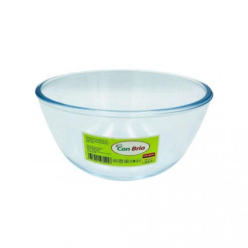 Салатник Con Brio CB-8025, діаметр 23см, 2.5л, скло