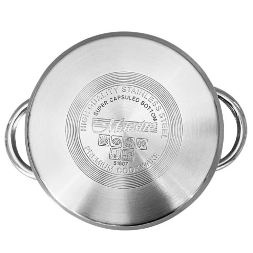 Каструля з кришкою Maestro MR-3512-22, діаметр 22см, 5.1л