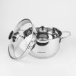 Набір каструль з кришкою Maestro MR-3510-6L, 3 каструлі, 3 кришки, 1.6/2/3л