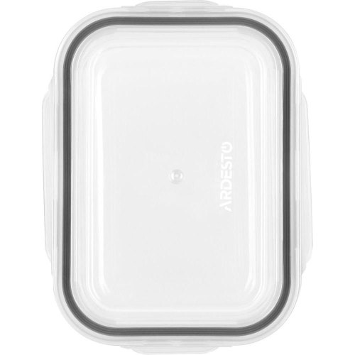 Контейнер для зберігання Ardesto Gemini AR1260RC, 600мл, прямокутний, боросилікатне скло