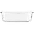 Контейнер для зберігання Ardesto Gemini AR1260RC, 600мл, прямокутний, боросилікатне скло