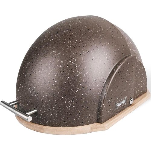 Хлібниця Maestro MR-1678G-Brown, дерев'яна основа, темно-коричнева