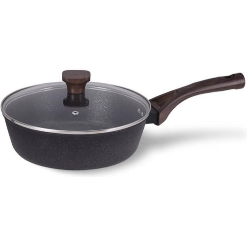 Сковорода глибока (сотейник) Maestro MR-1216-28, 28х8 см, покриття Granite, індукційне дно