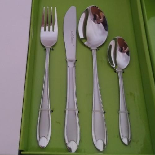 Столовий набір Maestro MR-1530, 24 предмети, нержавіюча сталь