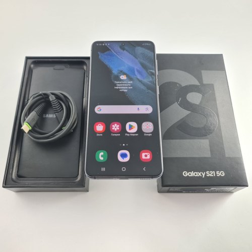 Смартфон Samsung Galaxy S21 256 GB Phantom Grey USED **