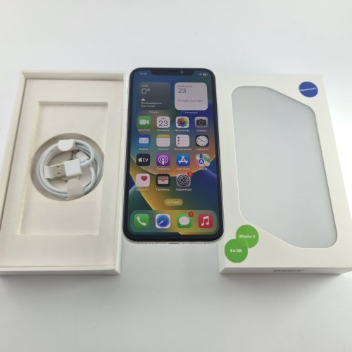 Смартфон Apple iPhone X 64 GB Silver USED **
