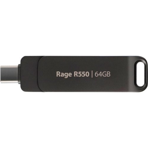 USB флеш Patriot RAGE R550 64GB USB 3.2 Gen 1 Swing Type-A/Type-C (PE64GR550DSAD)