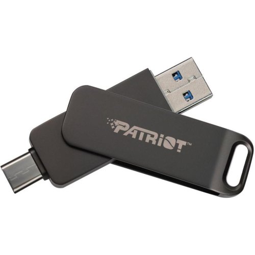 USB флеш Patriot RAGE R550 64GB USB 3.2 Gen 1 Swing Type-A/Type-C (PE64GR550DSAD)