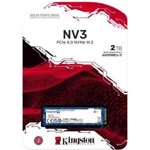 Накопичувач SSD M.2 Kingston NV3 2000GB PCIe 4.0 NVMe (SNV3S/2000G)