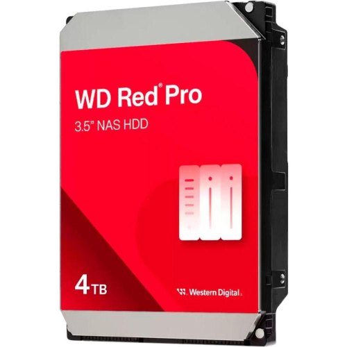 Жорсткий диск WD Red Pro, 4TB, 3.5 SATA III,7200об/хв 256Mb (WD4005FFBX)