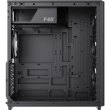 Корпус GAMEMAX F46 BK, без блоку живлення, Midi ATX, ITX, Support BTF, Tempered Glass, Mesh, USB