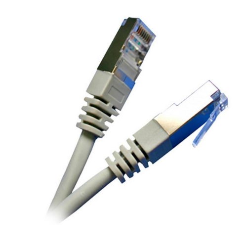 Патч-корд KINGDA RJ45, FTP, cat.5e, 2m, 24AWG, CU, сірий (KD-PAFT4200GY)