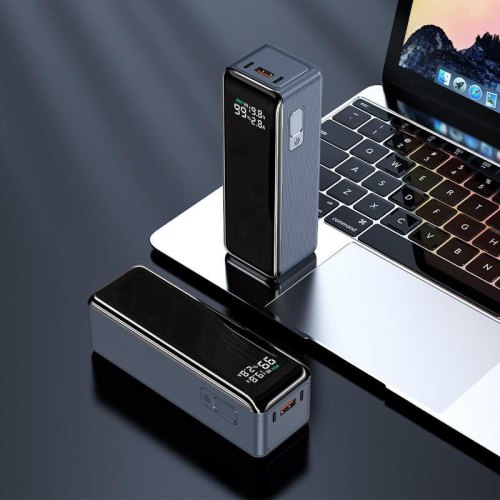 Зовнішній акумулятор Powerbank Atria WPD-160S 30000mAh, 160W, USB-C laptop/phone