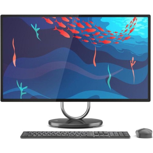 Моноблок Lenovo Yoga AIO 9 32IRH8 31.5 UHD/Intel i9-13900H/32Gb/SSD 1TB/RTX 4050 6GB/DOS/Storm grey (F0HJ001ERK)