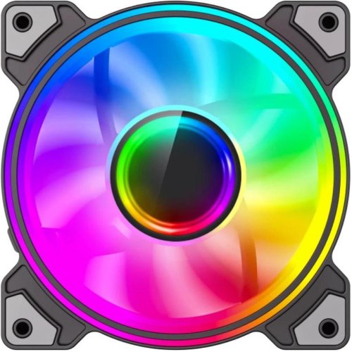 Кулер для корпусу GAMEMAX Dual Ring Infinity BK, 120mm, 47 CFM