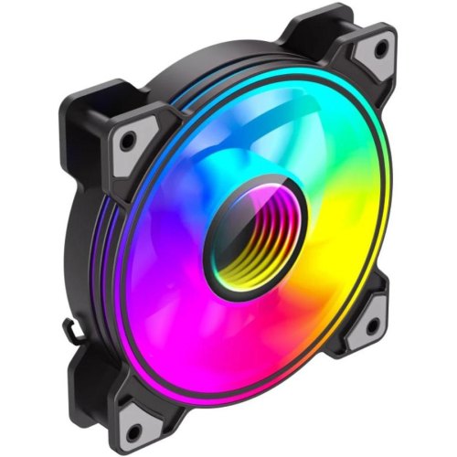 Кулер для корпусу GAMEMAX Dual Ring Infinity BK, 120mm, 47 CFM