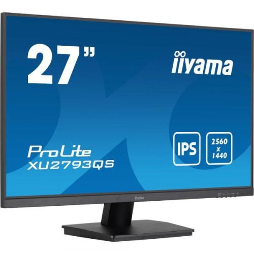 Монітор iiyama XU2793QS-B7 27 IPS РК, 2560х1440, 100Гц, 16:9, 1мс (MPRT), Adaptive Sync, 1xHDMI 2.0, 1xDP 1.2, SP 2х2В