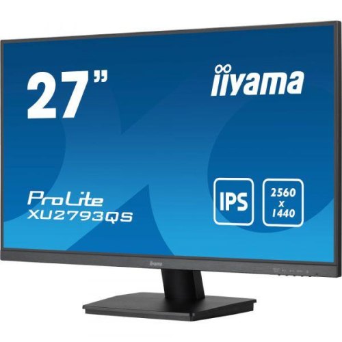 Монітор iiyama XU2793QS-B7 27 IPS РК, 2560х1440, 100Гц, 16:9, 1мс (MPRT), Adaptive Sync, 1xHDMI 2.0, 1xDP 1.2, SP 2х2В