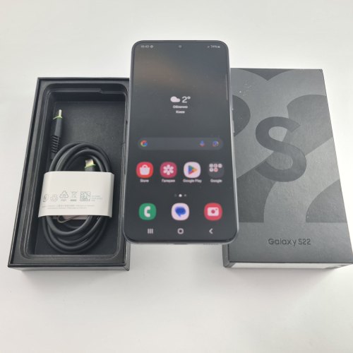 Смартфон Samsung Galaxy S22 (S901B) 256Gb Phantom Black (SM-S901BZKGSEK) USED **
