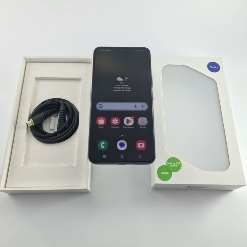 Смартфон Samsung Galaxy S22 (S901B) 128Gb Phantom Black (SM-S901BZKDSEK) USED **