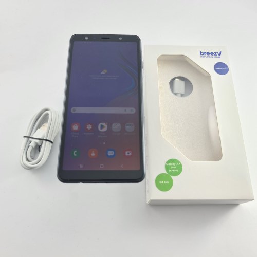 Смартфон Samsung Galaxy A7 2018 64 GB Black USED **