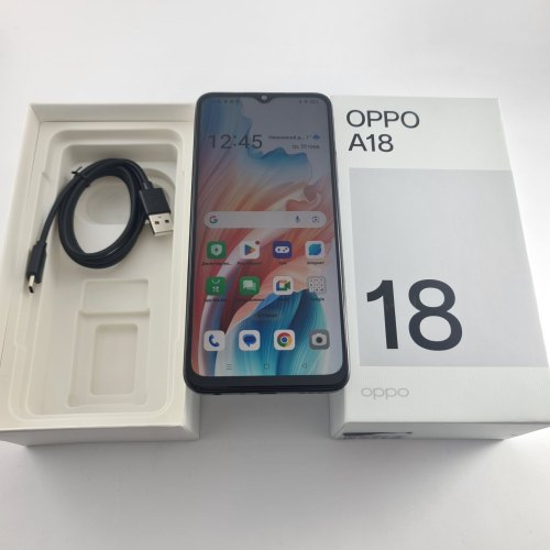 Смартфон Oppo A18 128 GB Glowing Black USED **