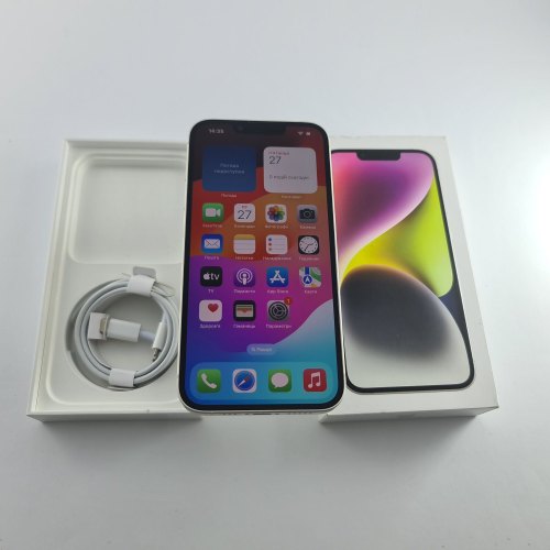 Смартфон iPhone 14 256GB Starlight,Model A2882 USED **