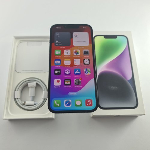 Смартфон Apple iPhone 14 256GB Midnight USED **