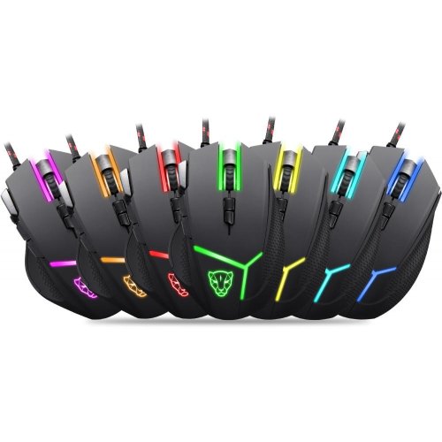 Миша дротова, ігрова Motospeed V18 RGB USB Black (mtv18b)