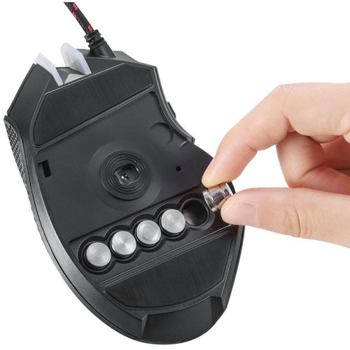 Миша дротова, ігрова Motospeed V18 RGB USB Black (mtv18b)