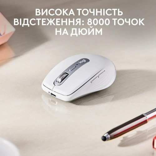 Миша бездротова Logitech MX Anywhere 3S Pale Grey (910-006959)