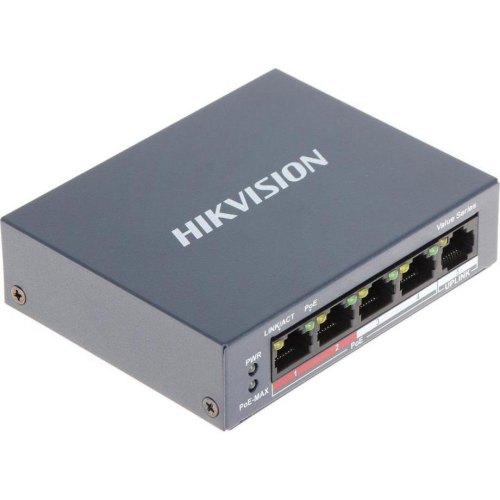 Комутатор Hikvision DS-3E0105P-E/M(B)