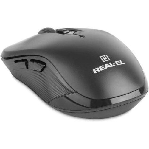 Миша бездротова REAL-EL RM-331W Black (EL123200044)