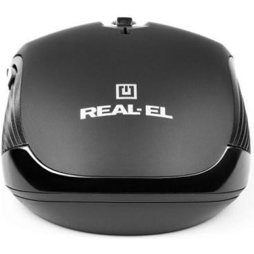 Миша бездротова REAL-EL RM-331W Black (EL123200044)