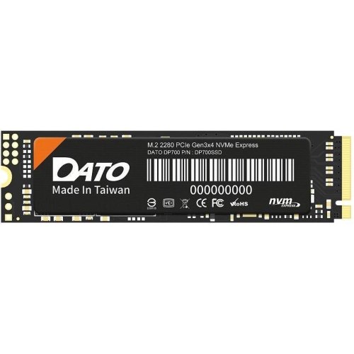 Накопичувач SSD M.2 Dato DP700 1TB M.2 2280 PCIe 3.0 x4 NVMe 3D NAND (DP700SSD-1TB)