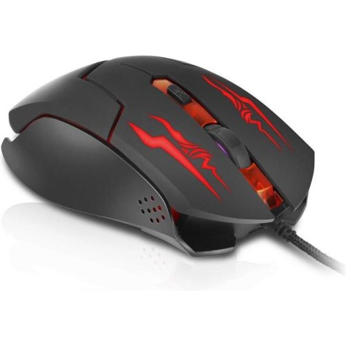 Миша дротова, ігрова REAL-EL RM-520 Gaming Black (EL123200020)