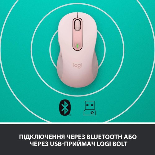 Миша бездротова Logitech Signature M650 Rose (910-006254)