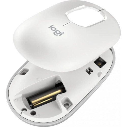 Миша бездротова Logitech Pop Mouse with Emoji Off-White (910-007411)