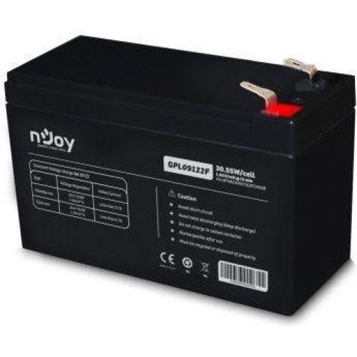 Акумуляторна батарея Njoy GPL09122F, AGM, 12V, 9Ah (BTVACIUOCTA2FCN02B)