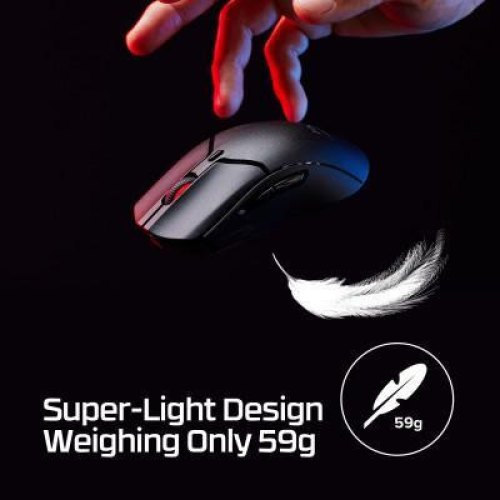 Миша бездротова, ігрова HyperX Pulsefire Haste 2 mini Black (7D388AA)