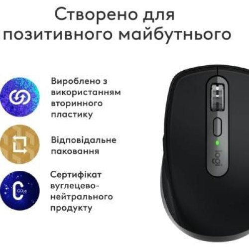 Миша бездротова Logitech MX Anywhere 3S for Mac Space Grey (910-006947)