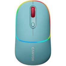Миша бездротова Canyon MW-22 Dual Band RGB Wireless Dark Cyan (CNS-CMSW22DC)